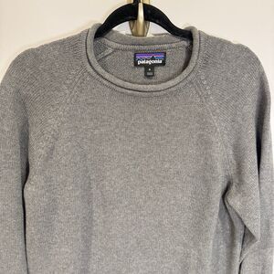 Patagonia Ponderosa Pine Roll-Neck Sweater Grey Men’s Medium